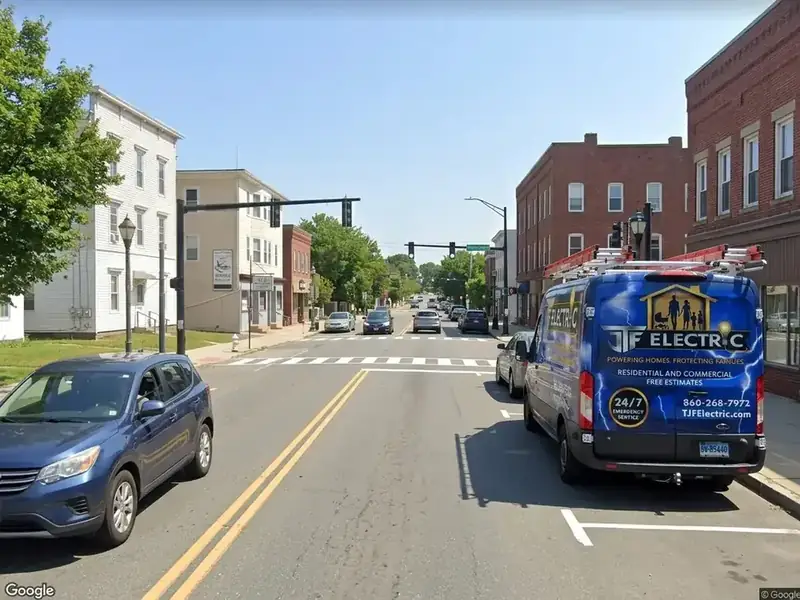 Willimantic Main St, CT — TJF Electric service area